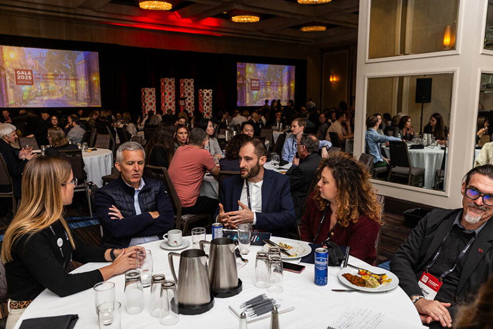 Lunchtime chat at Montreal conference