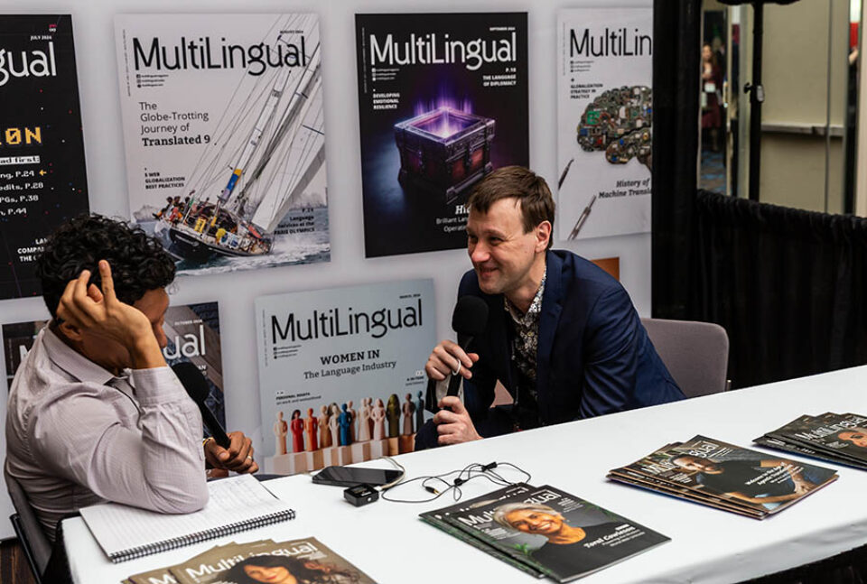 An interview at an conference in Montreal