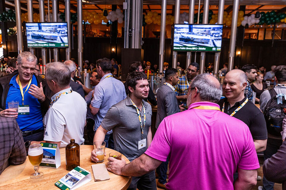 A corporate event in Ottawa