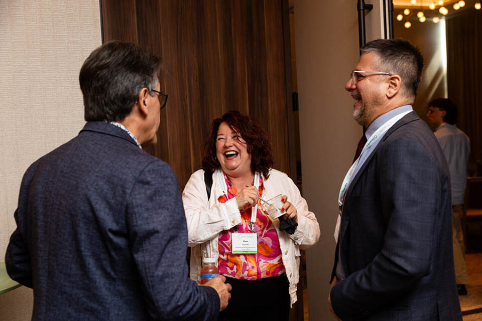 Montreal event photography, socialising at event