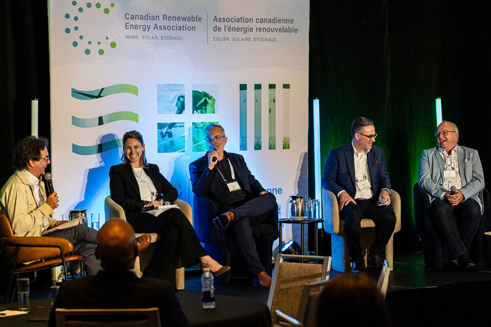 Presenters enjoying a panel discussion, Montreal event photographer