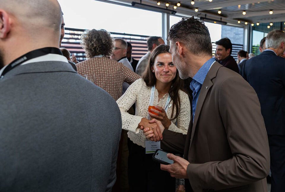 Montreal business event photography delegates networking