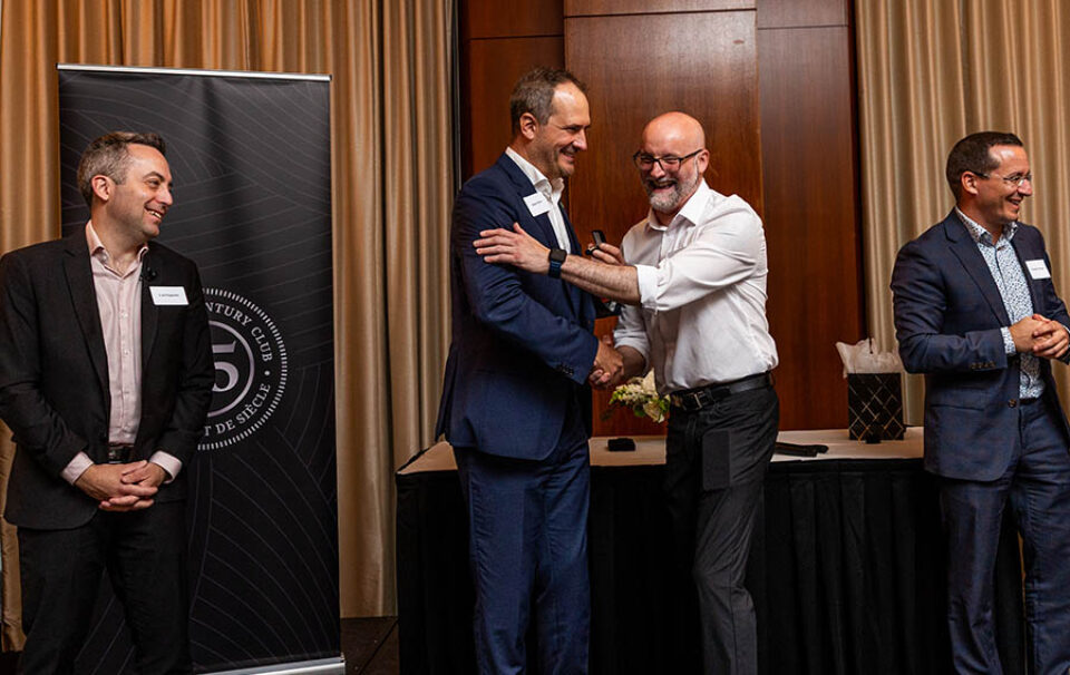 Award winner during Montreal event