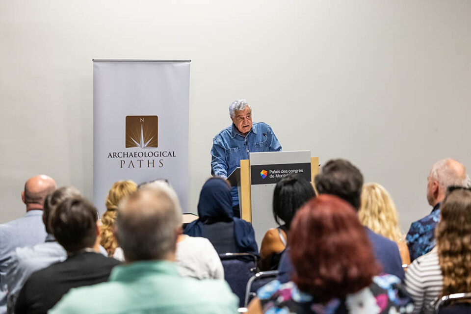 Archaeologist Dr Zahi Hawass VIP presentation at Montreal event