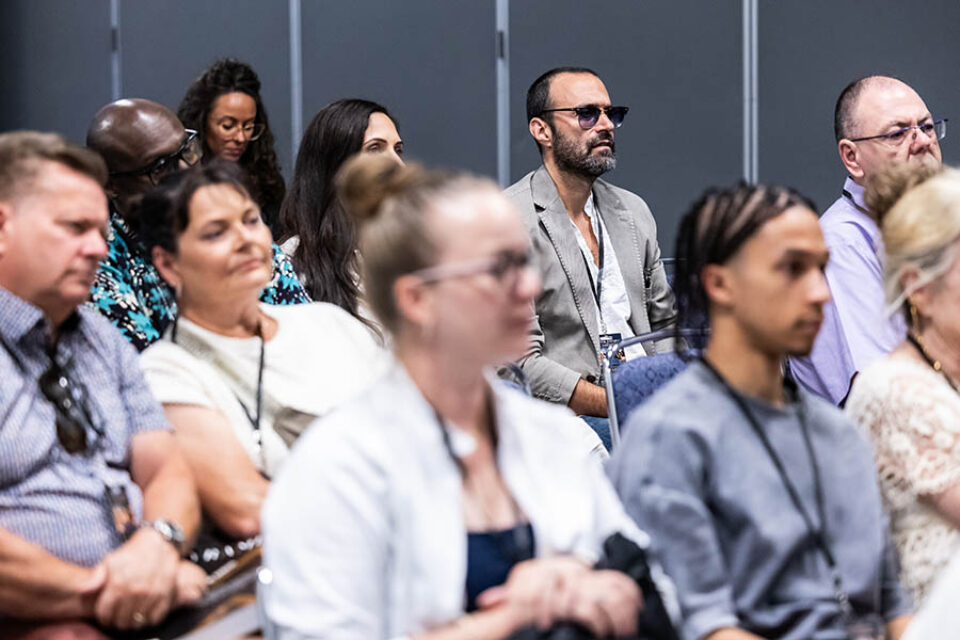 Audience at VIP presentation in Montreal