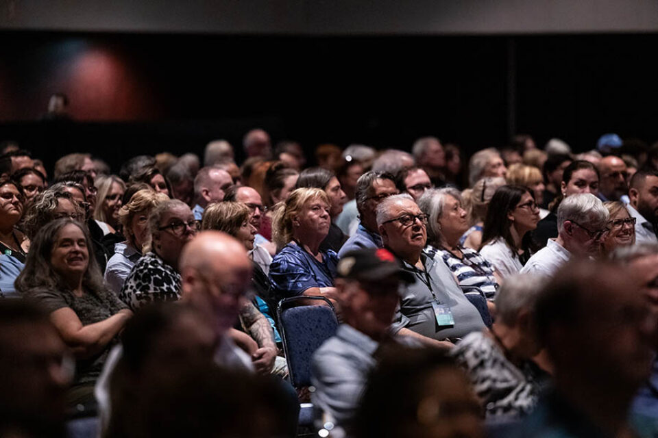 Audience for Zahi Hawass event at the Palais des Congres in Montreal