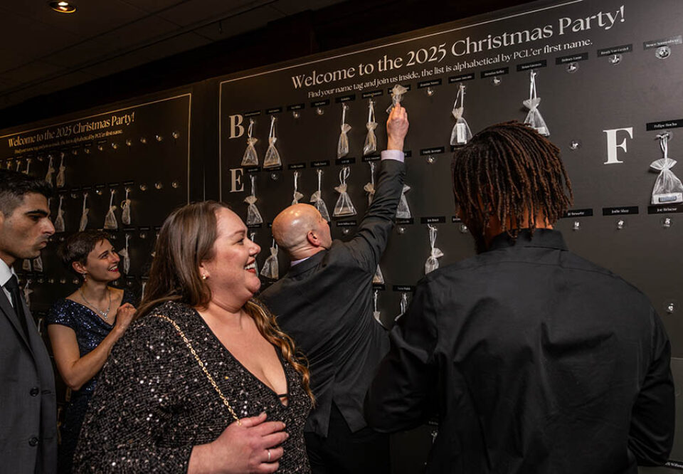 Ottawa corporate event registration wall