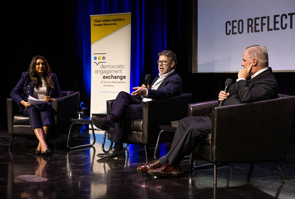 Montreal business summit panel discussion