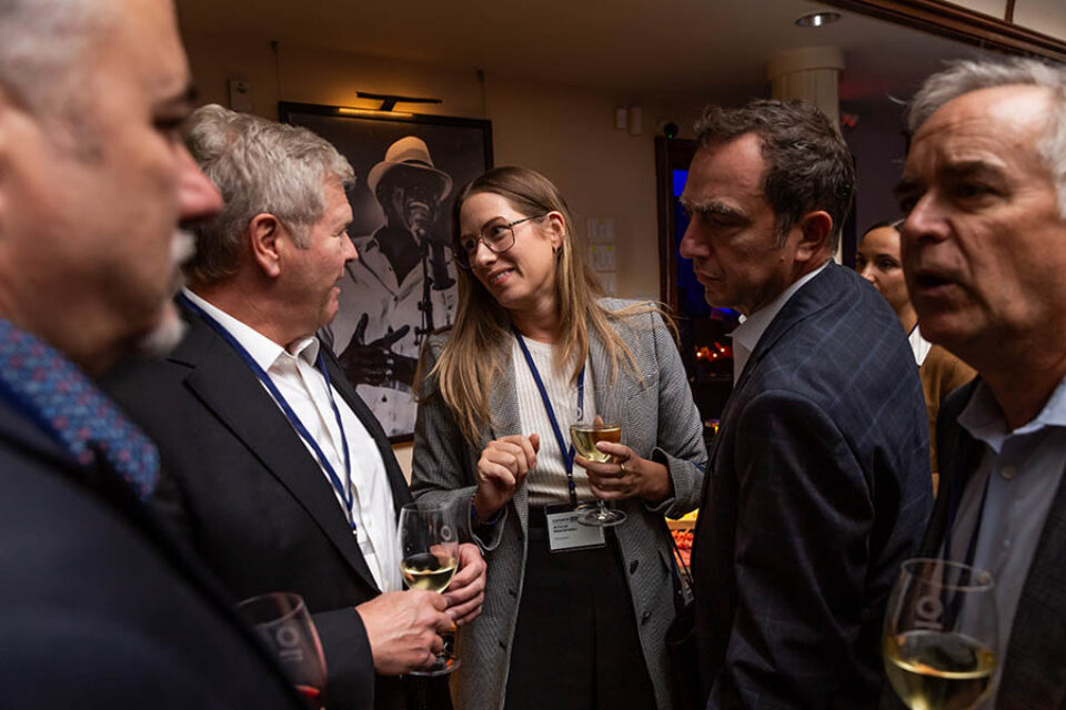 Event guests at a networking evening in Montreal