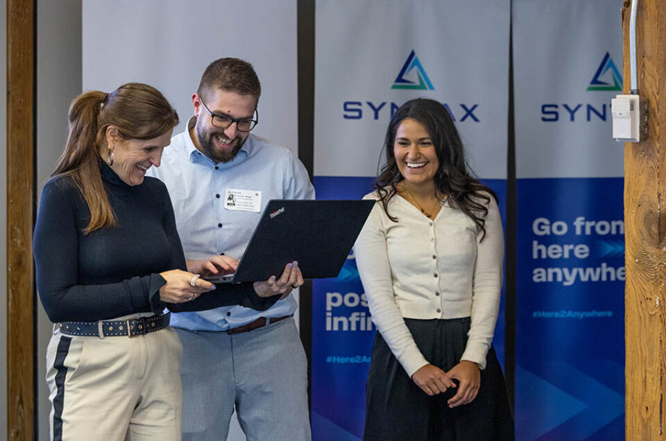 Team prepare for business presentation, Montreal business workshop photography
