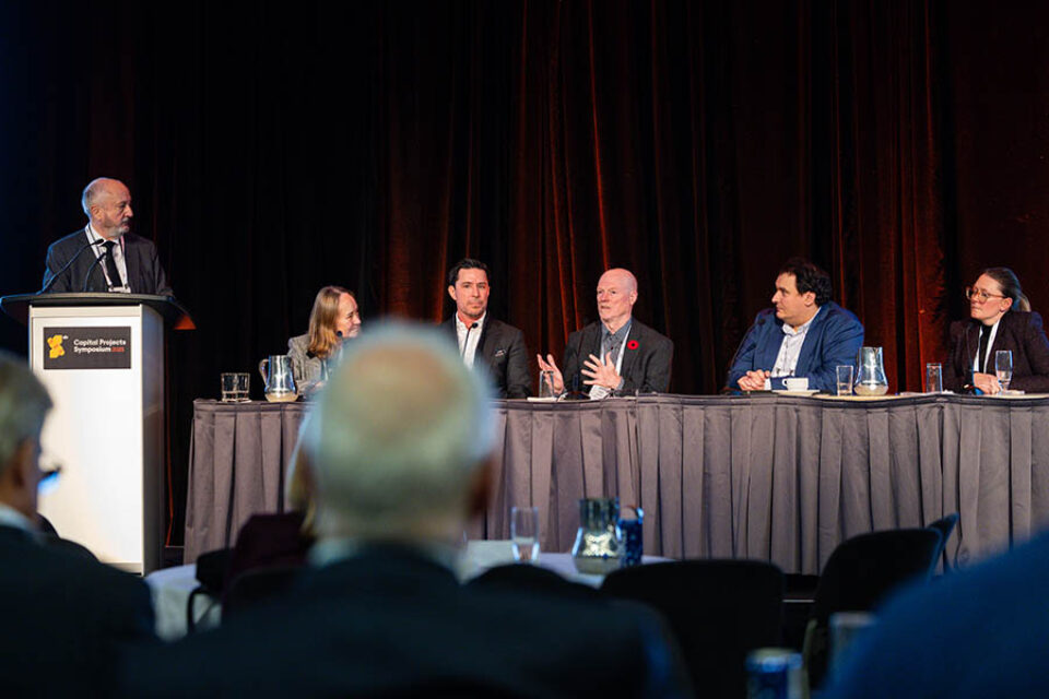 Corporate event panel at Montreal conference