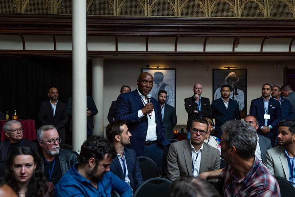 Montreal business event Q and A session