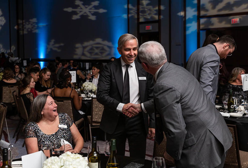 Guests at an Ottawa business Christmas party