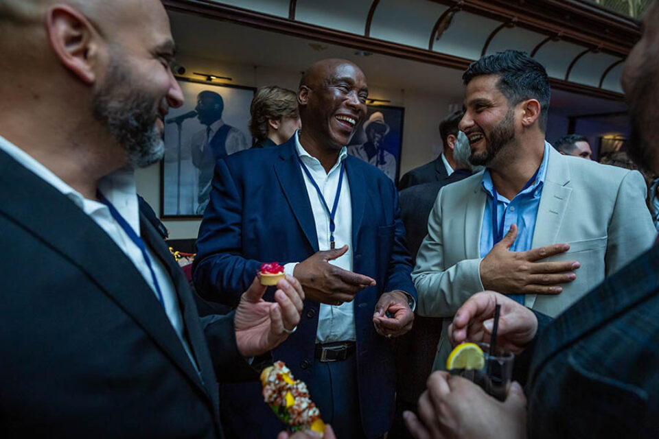 Networking event guests in Montreal