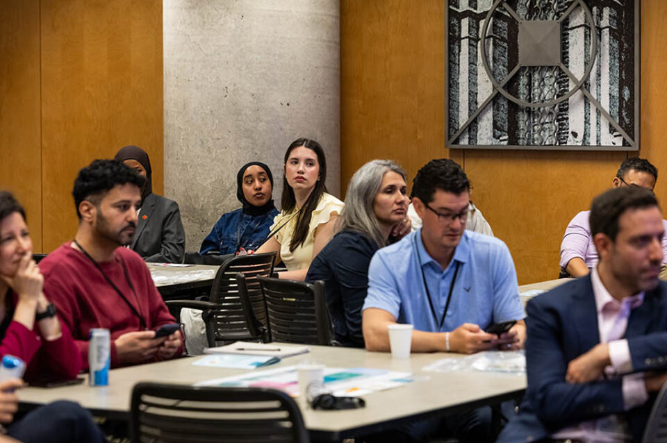 Workshop session during Montreal summit