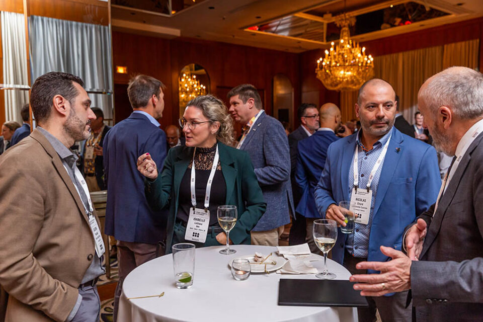 People network at business evening during Montreal conference