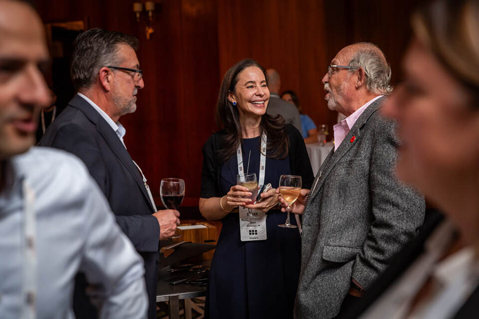 Montreal event photography - networking guests