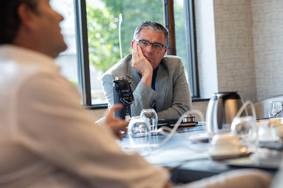 Breakout session at Montreal corporate event