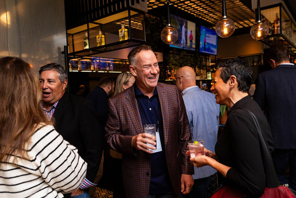 Event networking at Laval conference