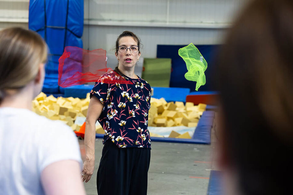 Cirque du Soleil workshop leader