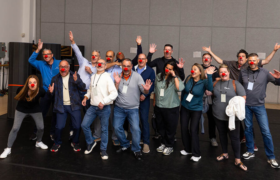 Clowning workshop at Cirque du Soleil Workshop