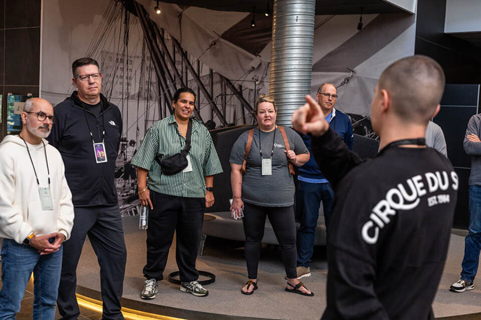 Corporate tour of Cirque du Soleil HQ