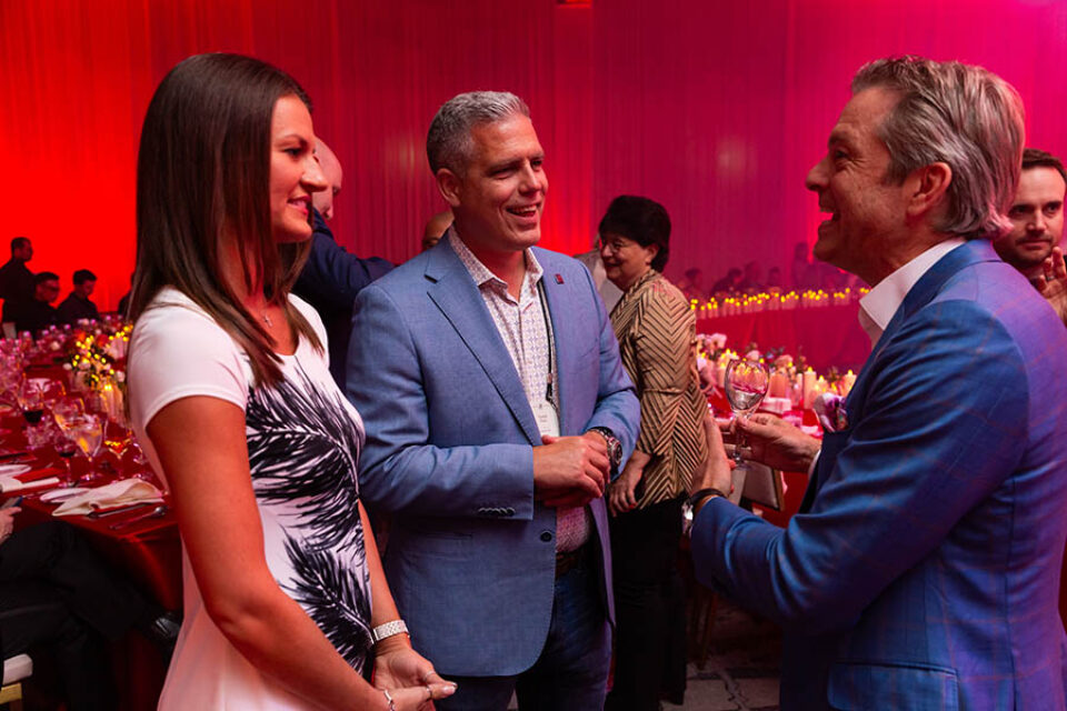 Gala dinner guests, by Laval event photographer