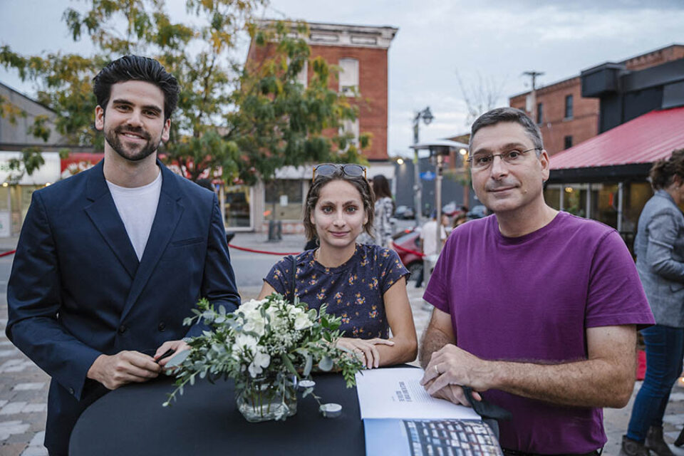 Posed guest networking event photo