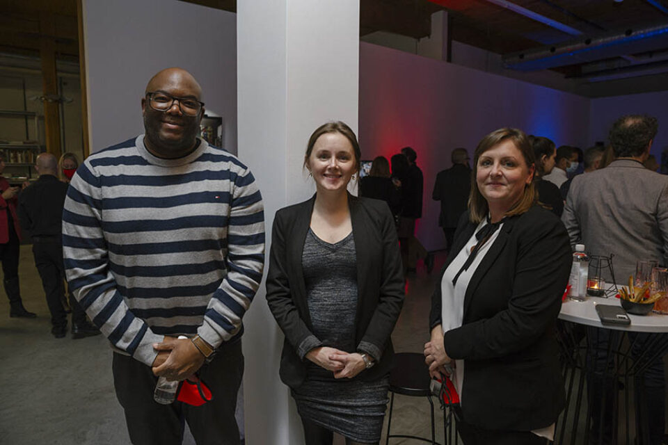 Posed guest networking event photo