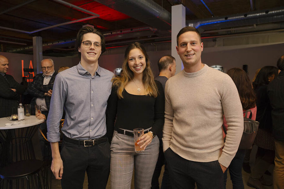 Posed guest networking event photo