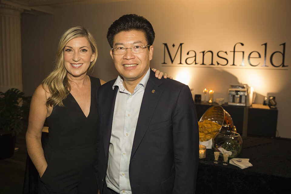 Posed guest networking event photo