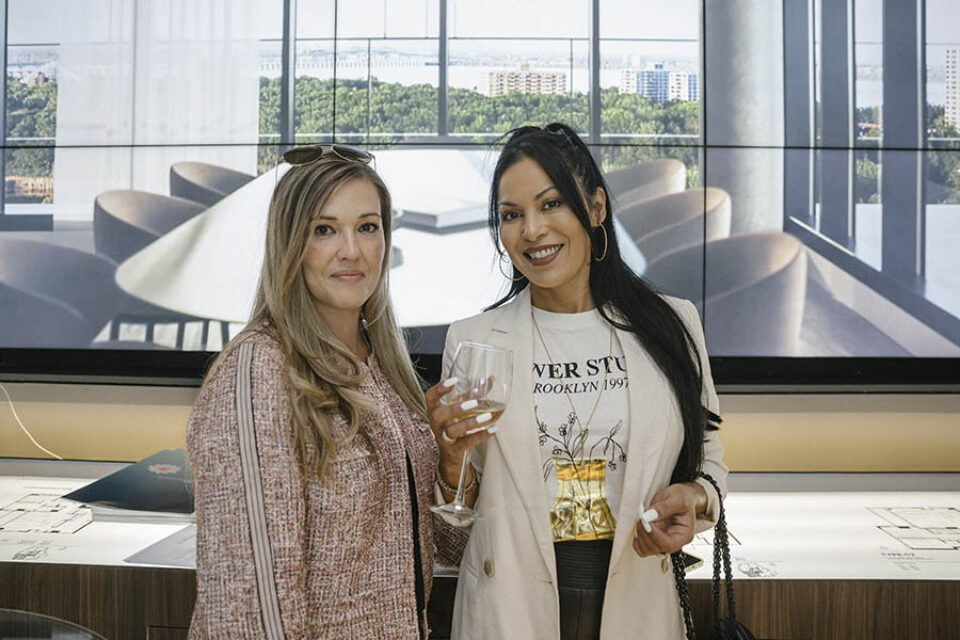 Posed guest networking event photo