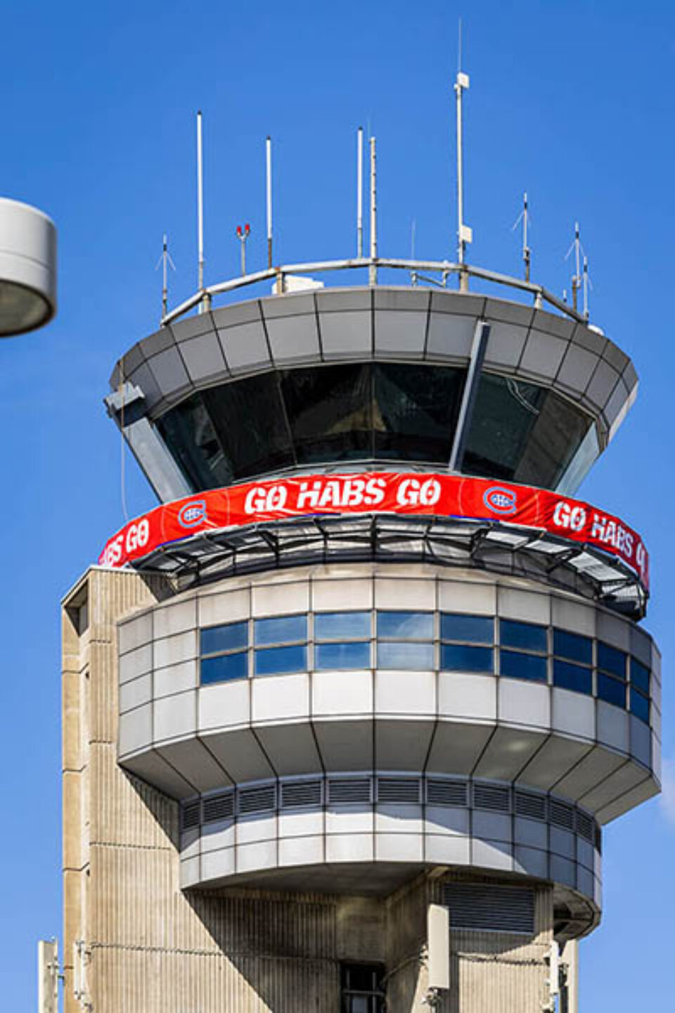 Habs banner at YUL, Montreal airport