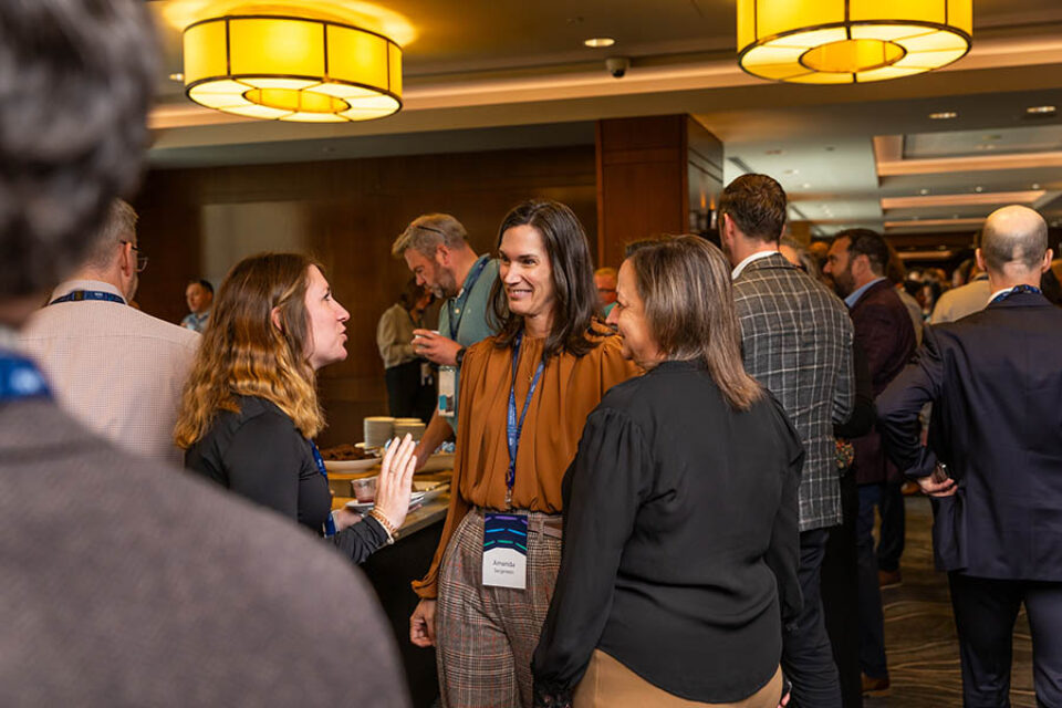 Montreal conference coffee break