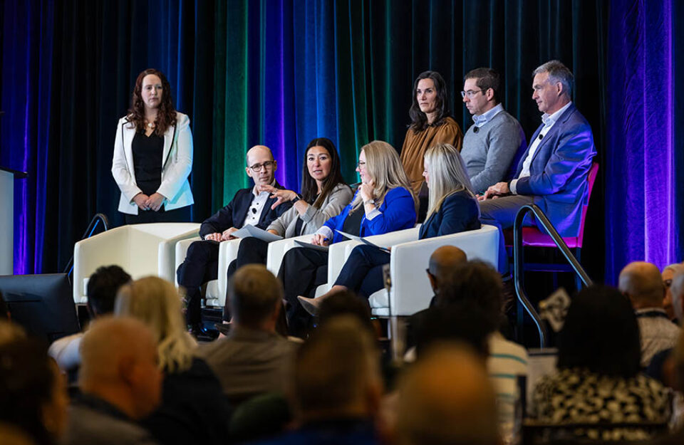 Montreal event photographer shot of event panel