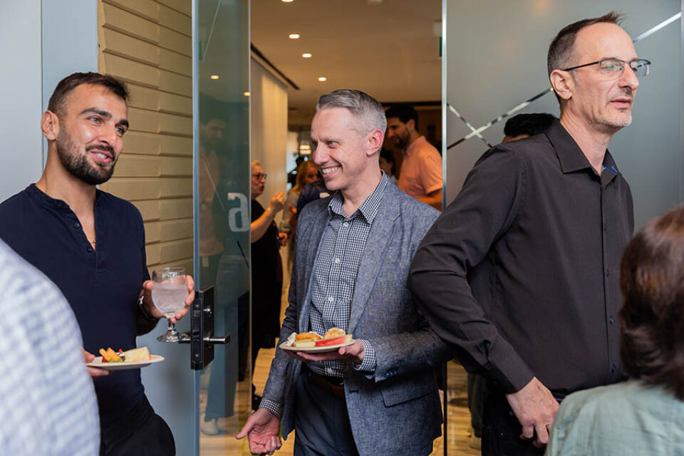 Montreal event attendees networking